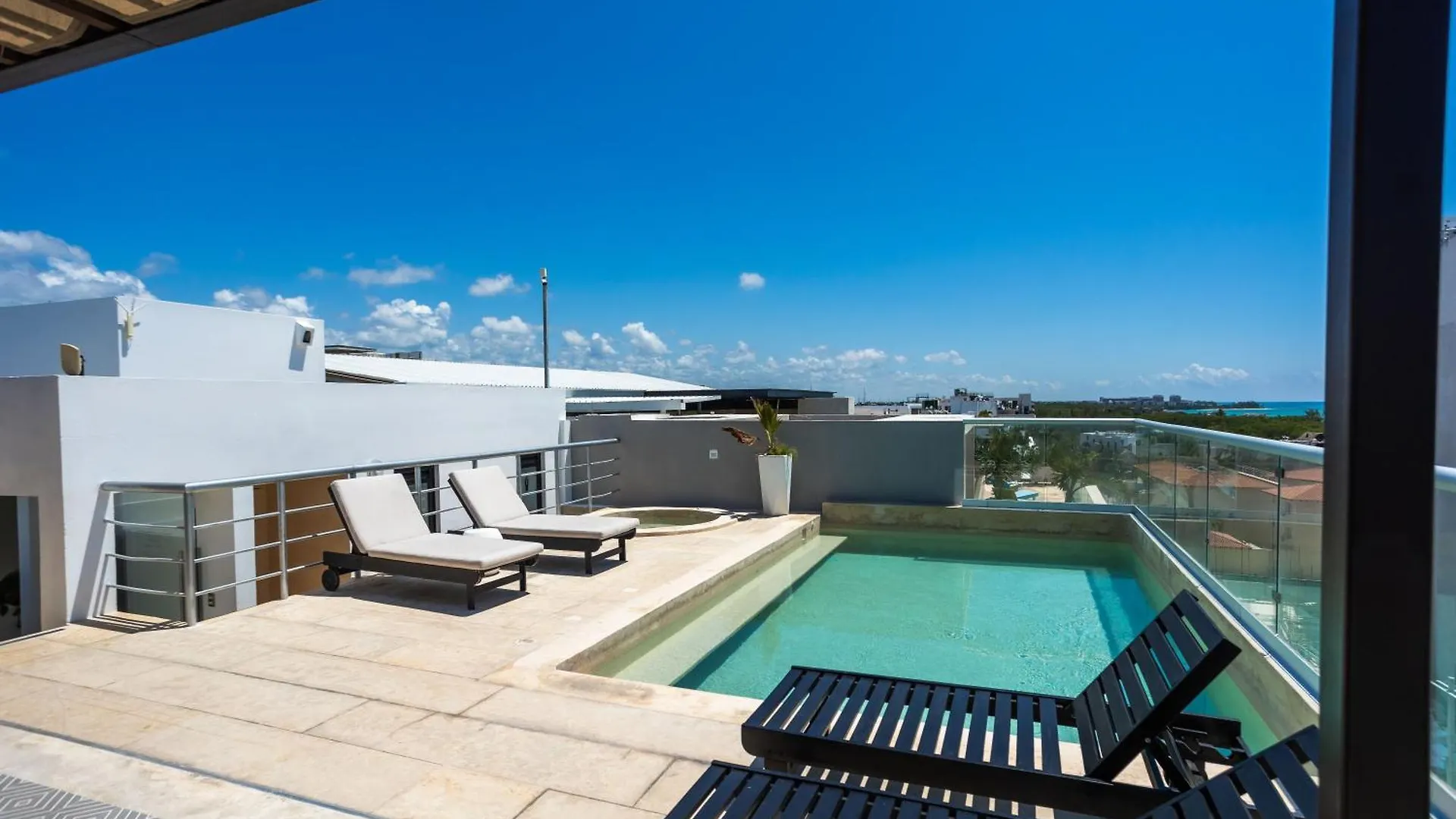Apartment Ferienwohnung Beautiful 2Bd 2Bth, Ocean Views Playa del Carmen Mexiko